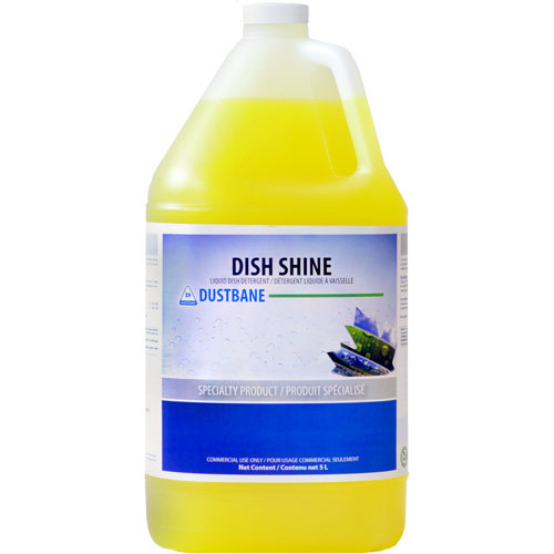 Dish Shine Detergent, Liquid, 5 L, Lemon Nia-Chem Ltd.