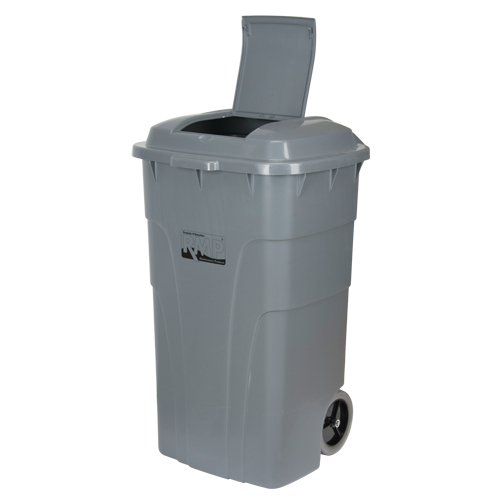 Bac d'ordures roulant, Poly&eacute;thyl&egrave;ne, 65 gal. US Nia-Chem Ltd.