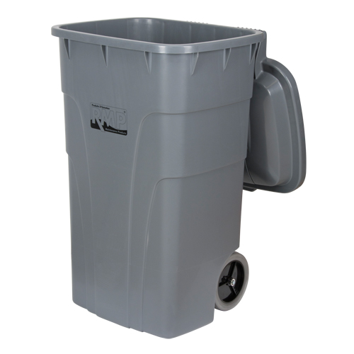 Bac d'ordures roulant, Poly&eacute;thyl&egrave;ne, 65 gal. US Nia-Chem Ltd.