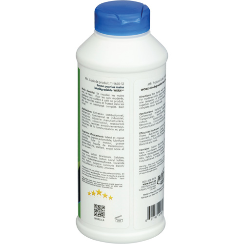 Nettoyant pour les mains biod&eacute;gradable, Poudre, 0,406 lb, Bouteille, Parfum&eacute; Nia-Chem Ltd.