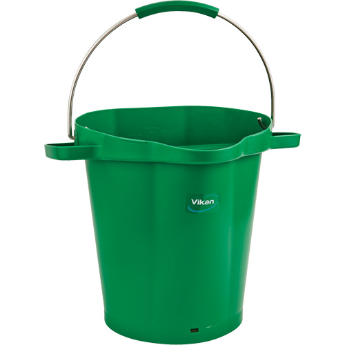 5692 Series Bucket, Green, 3 US gal. Nia-Chem Ltd.