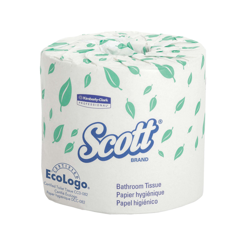 Scott&reg; Toilet Paper, 1 Ply, 550 Sheets/Roll, 403' Length, White Nia-Chem Ltd.