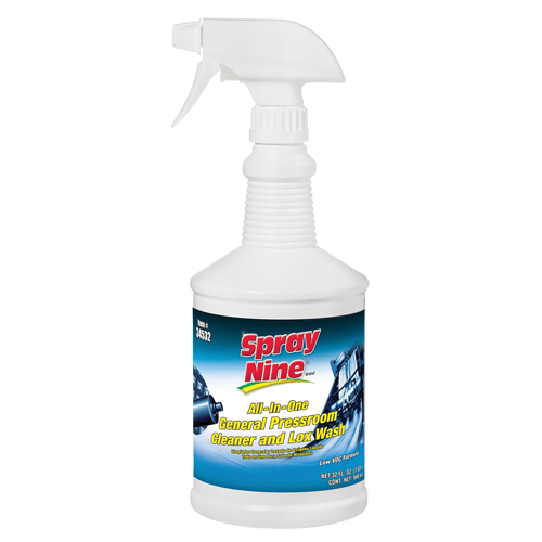 Nettoyant g&eacute;n&eacute;ral Spray Nine pour impression, 946 ml, Bouteille &agrave; g&acirc;chette Nia-Chem Ltd.