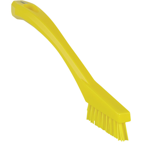 Brosse &agrave; recoins, Soies Ferme, Longueur de 8", Jaune Nia-Chem Ltd.