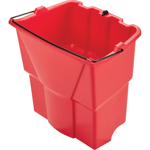 Wavebrake&reg; Optional Dirty Water Bucket, 4.5 US Gal. (18 qt.) Capacity, Red Nia-Chem Ltd.