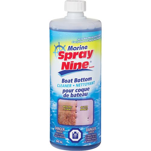 Nettoyant de fond de bateau Spray Nine, 946 ml, Bouteille Nia-Chem Ltd.