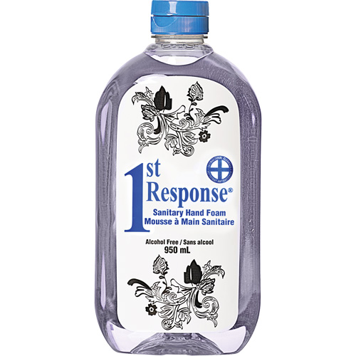 1st Response&reg; Sanitary Hand Foam, Liquid, 950 ml, Bottle, Unscented Nia-Chem Ltd.