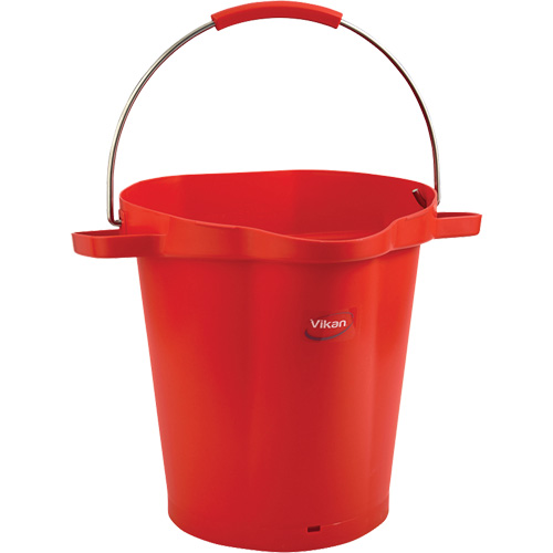 Seau hygi&eacute;nique pour service alimentaire, Rouge, 5 gal. US Nia-Chem Ltd.