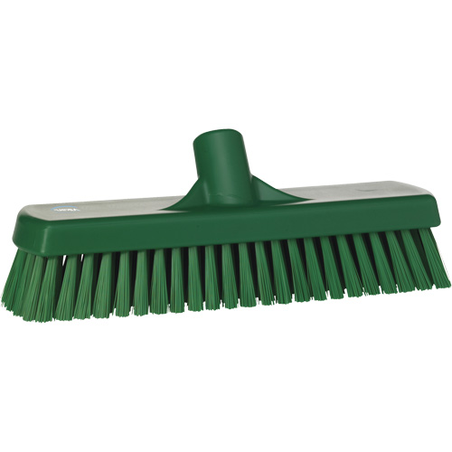 Brosse &agrave; r&eacute;curer pour planchers et murs, Crins Ferme, 12", Polyester, Vert Nia-Chem Ltd.