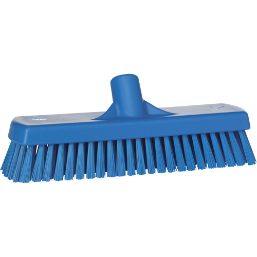 Brosse &agrave; r&eacute;curer pour planchers et murs, Crins Ferme, 12", Polyester, Bleu Nia-Chem Ltd.