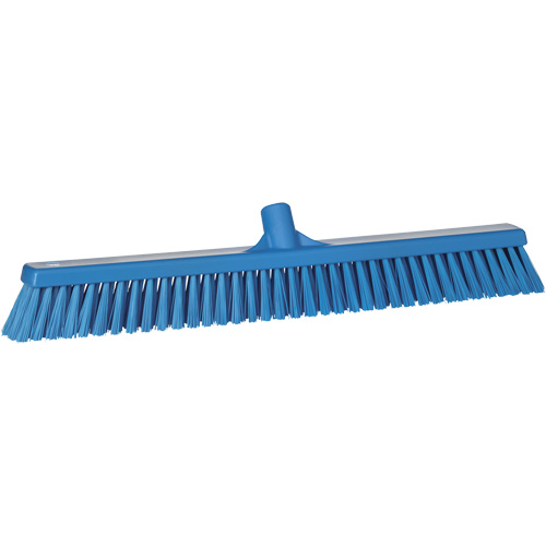 Balai-brosse &agrave; soies combin&eacute;es, Crins Cors&eacute;/Fin, 24", Polyester, Bleu Nia-Chem Ltd.