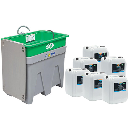 Ensemble de d&eacute;marrage pour lavage de pi&egrave;ces Maxi, Plastique Nia-Chem Ltd.