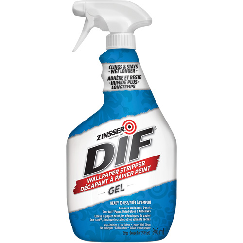 Gel d&eacute;capant pour papier peint DIF, 946 ml, Bouteille &agrave; g&acirc;chette Nia-Chem Ltd.