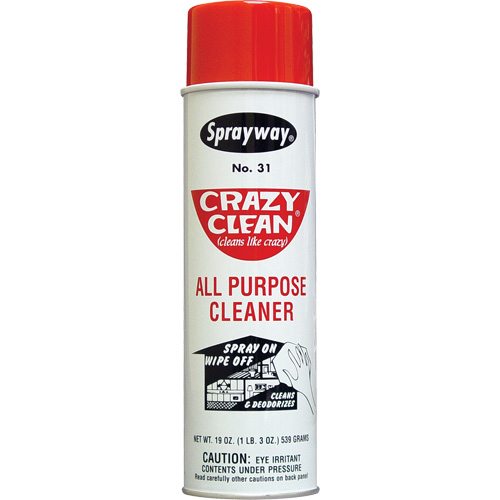 Nettoyant tout usage Crazy Clean, 20 oz, Canette a&eacute;rosol Nia-Chem Ltd.