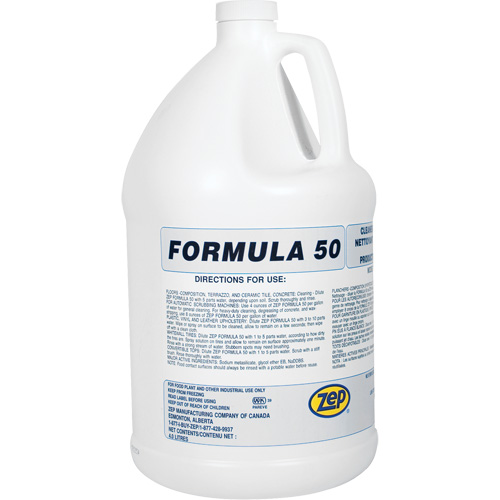 Formula 50 Heavy-Duty Alkaline Cleaner, 4 L, Jug Nia-Chem Ltd.