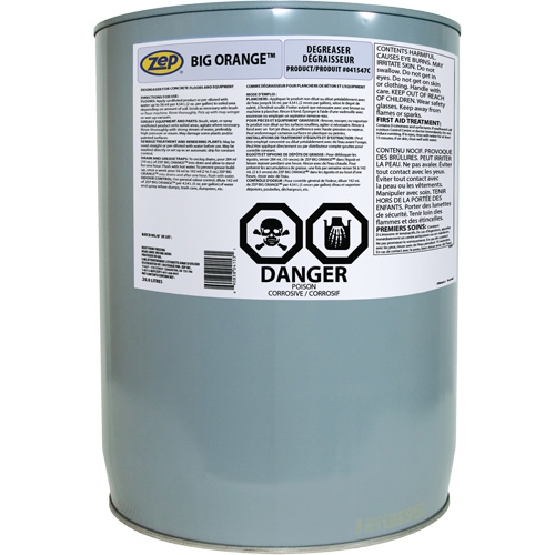 D&eacute;graissant industriel et nettoyant pour graffitis Big Orange, 20 L Nia-Chem Ltd.