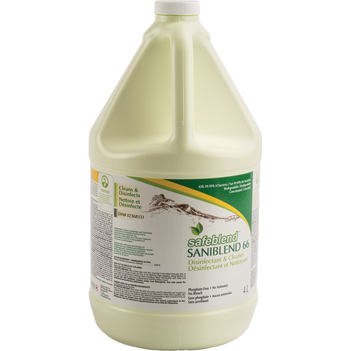 SaniBlend 66 Concentrated Disinfectant Cleaner, 4 L, Jug Nia-Chem Ltd.