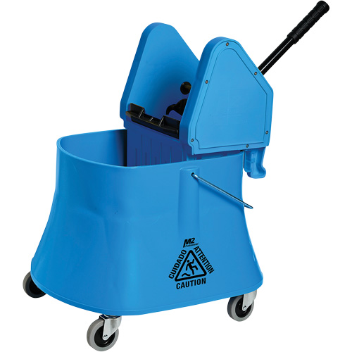 Champ Bucket & Wringer Combo, Down Press, 7.5 US Gal. (30 Quarts), Blue Nia-Chem Ltd.