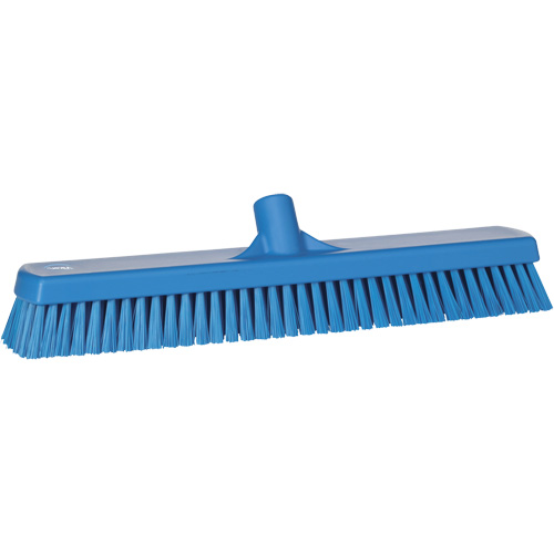 Brosse &agrave; r&eacute;curer pour planchers et murs, Crins Ferme, 19", Polyester, Bleu Nia-Chem Ltd.