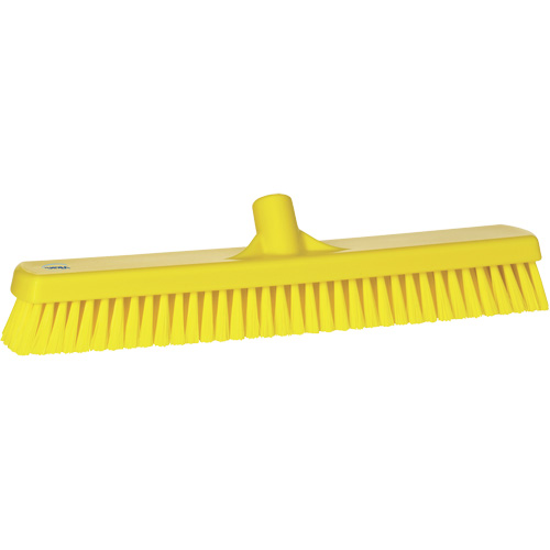 Brosse &agrave; r&eacute;curer pour planchers et murs, Crins Ferme, 19", Polyester, Jaune Nia-Chem Ltd.