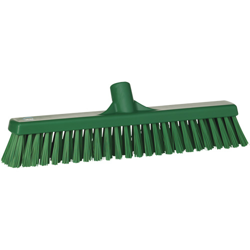 T&ecirc;te de balai-brosse &agrave; soies combin&eacute;es, Crins Cors&eacute;/Fin, 16-1/2", Polyester, Vert Nia-Chem Ltd.
