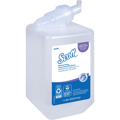 Scott&reg; Control Super Moisturizing Foam Hand Sanitizer, 1000 ml, Cartridge Refill, 70% Alcohol Nia-Chem Ltd.