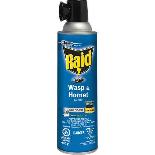 Raid&reg; Wasp & Hornet Bug Killer, 400 g, Solvent Base Nia-Chem Ltd.