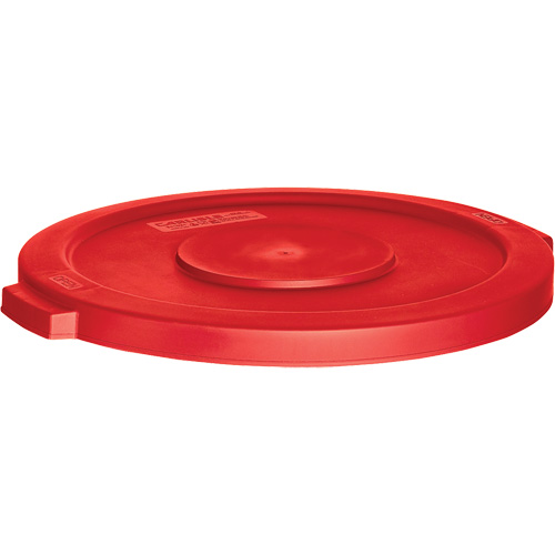 Waste Container Lid, Flat Lid, Plastic, Fits Container Size: 24" Dia. Nia-Chem Ltd.