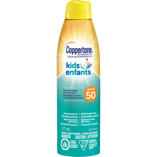 Kids Water Resistant Sunscreen, SPF 50, Aerosol Nia-Chem Ltd.