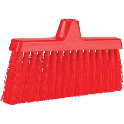 Balai oblique ColorCore, Crins Moyen, 10", Polypropyl&egrave;ne, Rouge Nia-Chem Ltd.