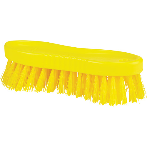 ColorCore Hand Brush, Stiff Bristles, 6" Long, Yellow Nia-Chem Ltd.