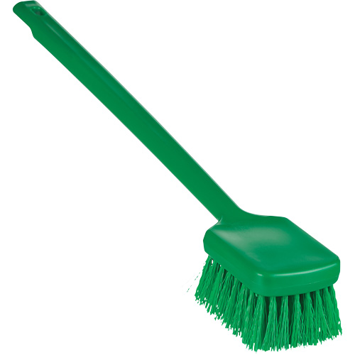 ColorCore Long Handle Brush, Stiff Bristles, 20" Long, Green Nia-Chem Ltd.