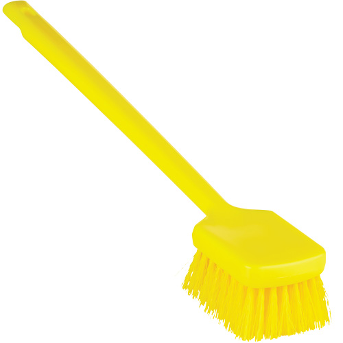 Brosse &agrave; manche long ColorCore, Soies Ferme, Longueur de 20", Jaune Nia-Chem Ltd.