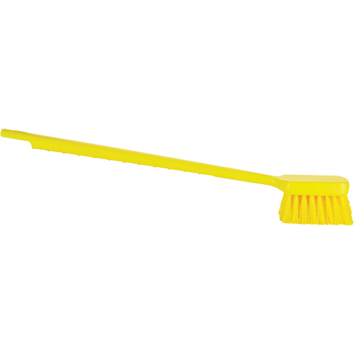 Brosse &agrave; manche long ColorCore, Soies Ferme, Longueur de 20", Jaune Nia-Chem Ltd.