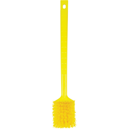 Brosse &agrave; manche long ColorCore, Soies Ferme, Longueur de 20", Jaune Nia-Chem Ltd.