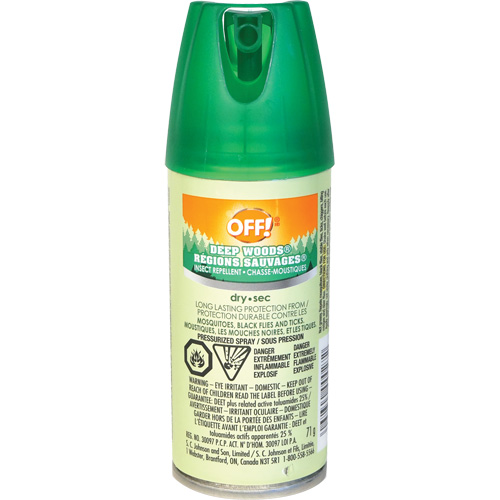 OFF! Deep Woods&reg; Insect Repellent, 25% DEET, Spray, 100 ml Nia-Chem Ltd.