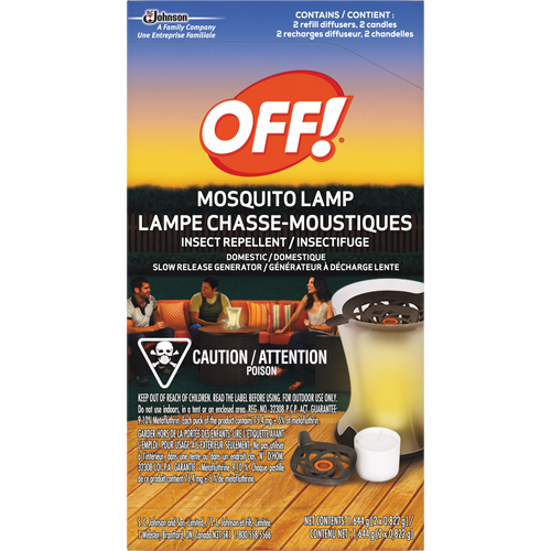 OFF! PowerPad&reg; Mosquito Repellent Lamp Refills, DEET Free, Refill, 1.644 g Nia-Chem Ltd.