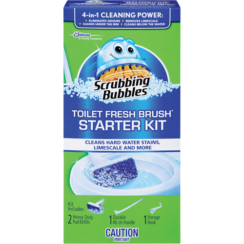 Scrubbing Bubbles&reg; Fresh Brush&reg; Toilet Brush Starter Kit, Refill Nia-Chem Ltd.