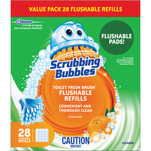 Scrubbing Bubbles&reg; Fresh Brush&reg; Toilet Brush Refills, Refill Nia-Chem Ltd.