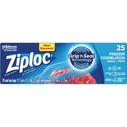 Sacs de cong&eacute;lation Ziploc Nia-Chem Ltd.
