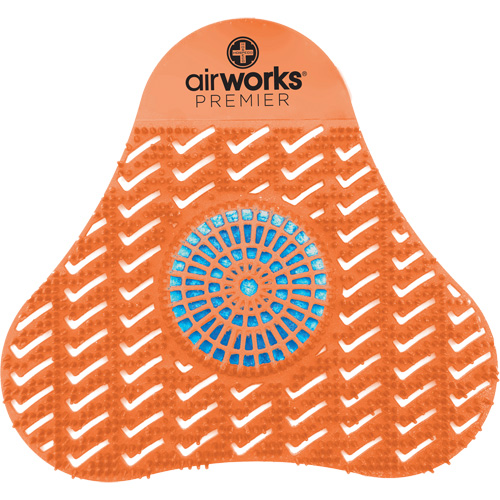 Tamis d'urinoir avec bloc d&eacute;sodorisant AirWorks Nia-Chem Ltd.