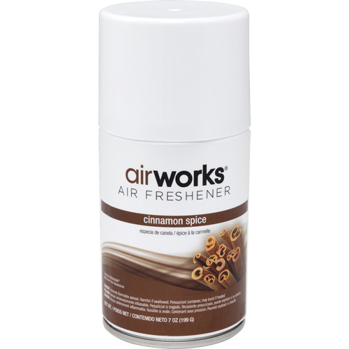 AirWorks&reg; Metered Air Fresheners, Cinnamon Spice, Aerosol Can Nia-Chem Ltd.