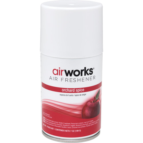 AirWorks&reg; Metered Air Fresheners, Orchard Spice, Aerosol Can Nia-Chem Ltd.