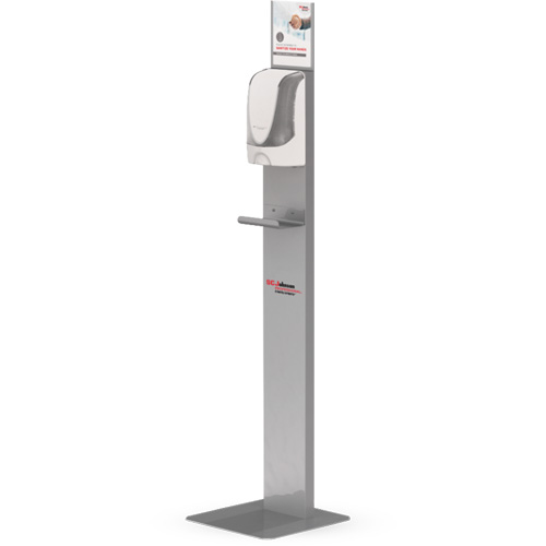 Touch-Free Hand Sanitizer Dispenser Floor Stand Nia-Chem Ltd.