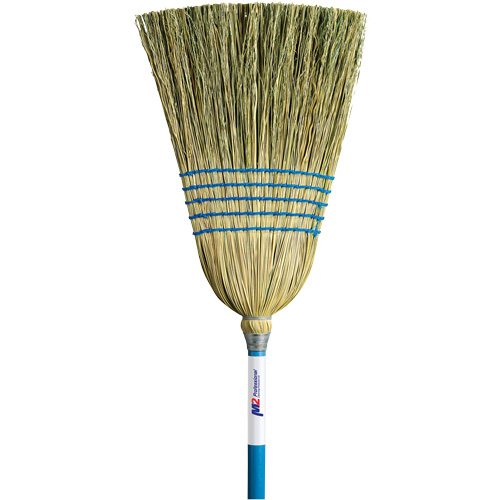 Balai de paille &agrave; usage l&eacute;ger pour int&eacute;rieur/ext&eacute;rieur, Cinq cordes, Manche Bois Nia-Chem Ltd.