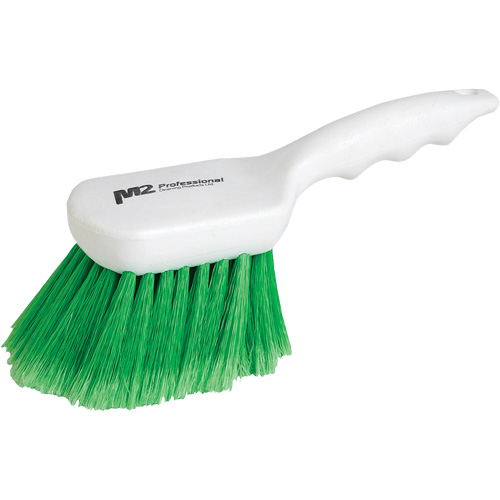 Brosse &agrave; recoins &agrave; manche court, 9" l, Soies Synth&eacute;tique, Vert Nia-Chem Ltd.