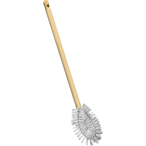 HD Toilet Brush with Wire Centre, 20" L, Polypropylene Bristles, Yellow Nia-Chem Ltd.