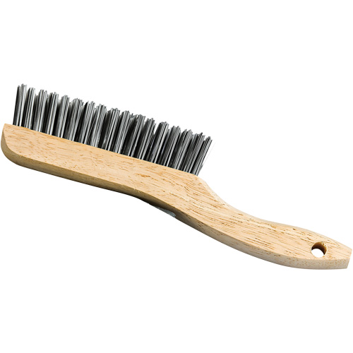 Brosse &agrave; manche en patin, Acier, 4 x 16 rangs de fils, Longueur 9-3/4" Nia-Chem Ltd.