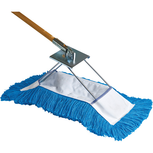 Dust Mop with Frame & Handle, Slip On Style, Yarn, 36" L x 5" W Nia-Chem Ltd.