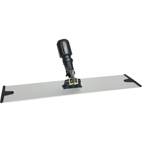 Support de vadrouille &agrave; &eacute;pousseter en microfibres &agrave; boucles et crochets, 18", Aluminium Nia-Chem Ltd.